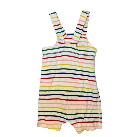 Hanna Andersson rainbow striped romper - Picture 2 of 4